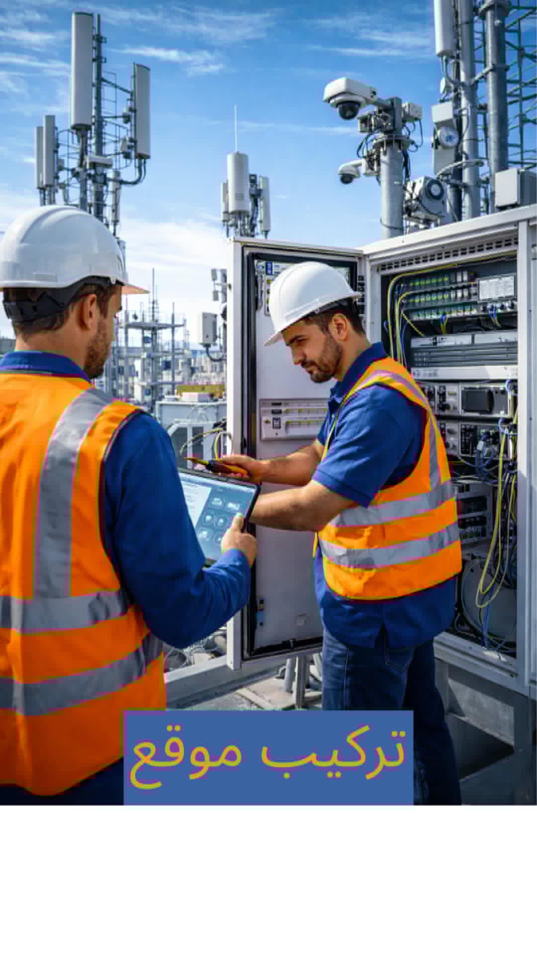 تنفيذ وتركيب المواقع